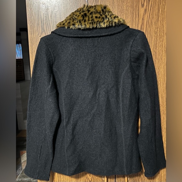 Vintage with tags black wool sweater jacket women’s Sz M - Picture 4 of 4